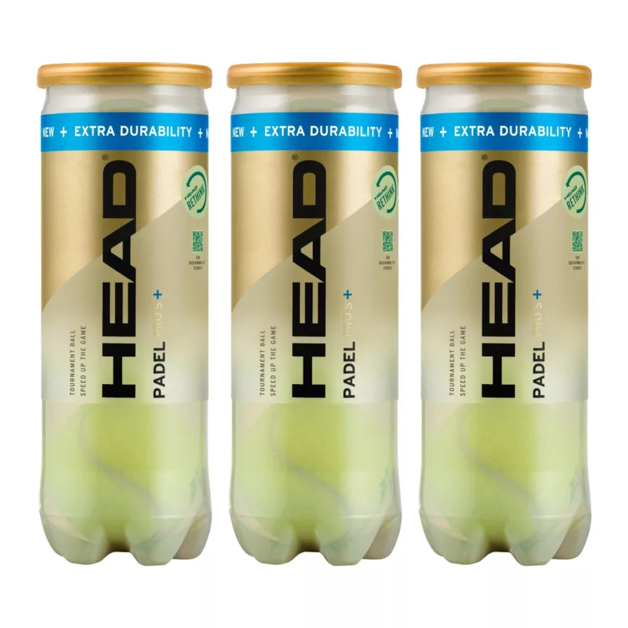 HEAD Padel Pro S+ – 3 kokers